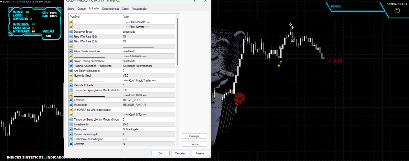 Osiris Sintético Screenshot 2
